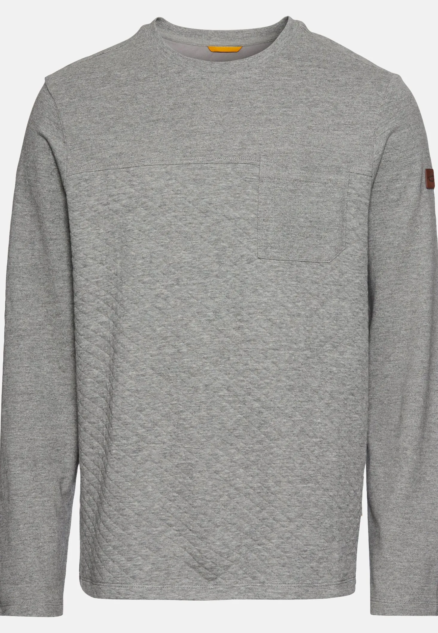 Langarmshirt mit Steppmuster