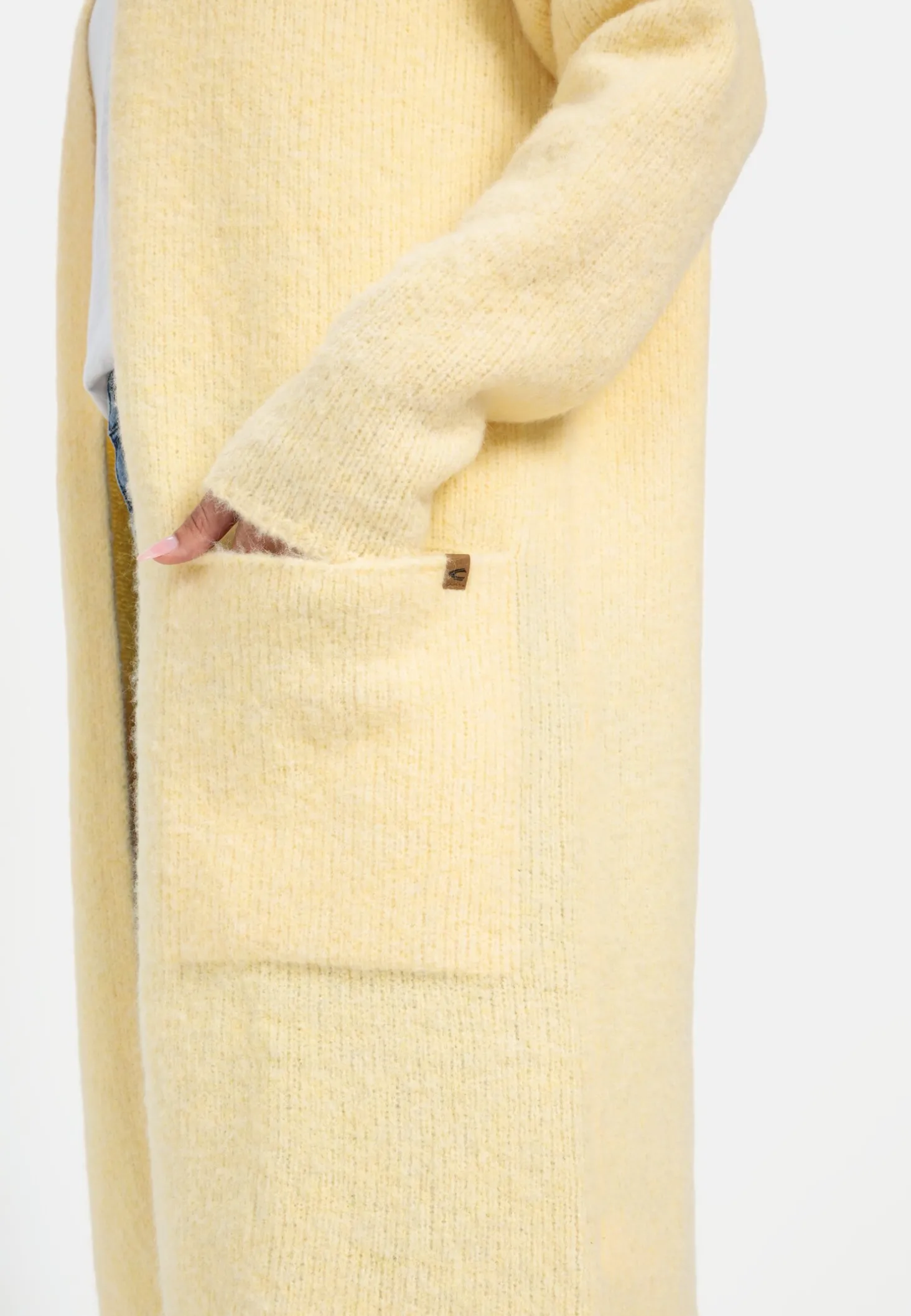 Langer Cardigan mit Taschen
