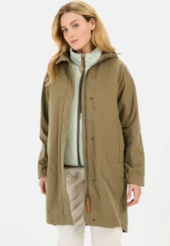 Langer Parka mit verstellbarer Taille