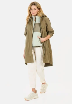 Langer Parka mit verstellbarer Taille