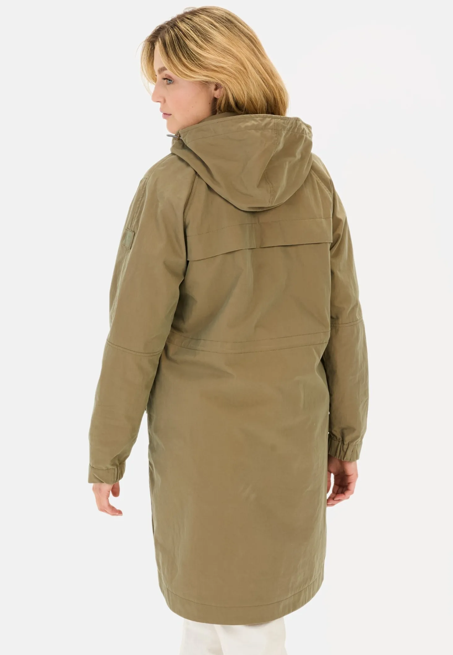 Langer Parka mit verstellbarer Taille