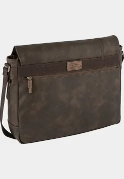 LAOS Messengerbag mit gepolstertem Laptopfach