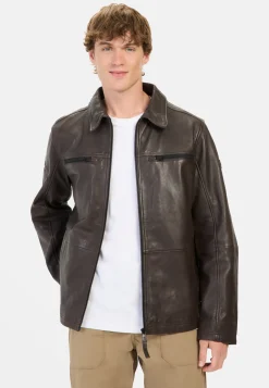 Leder Blouson