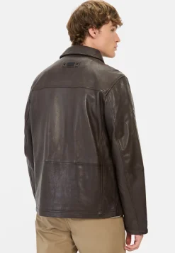 Leder Blouson