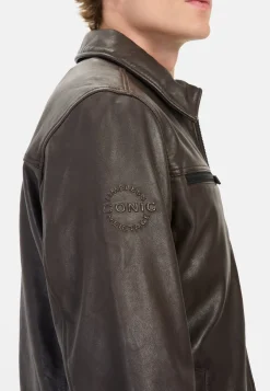 Leder Blouson