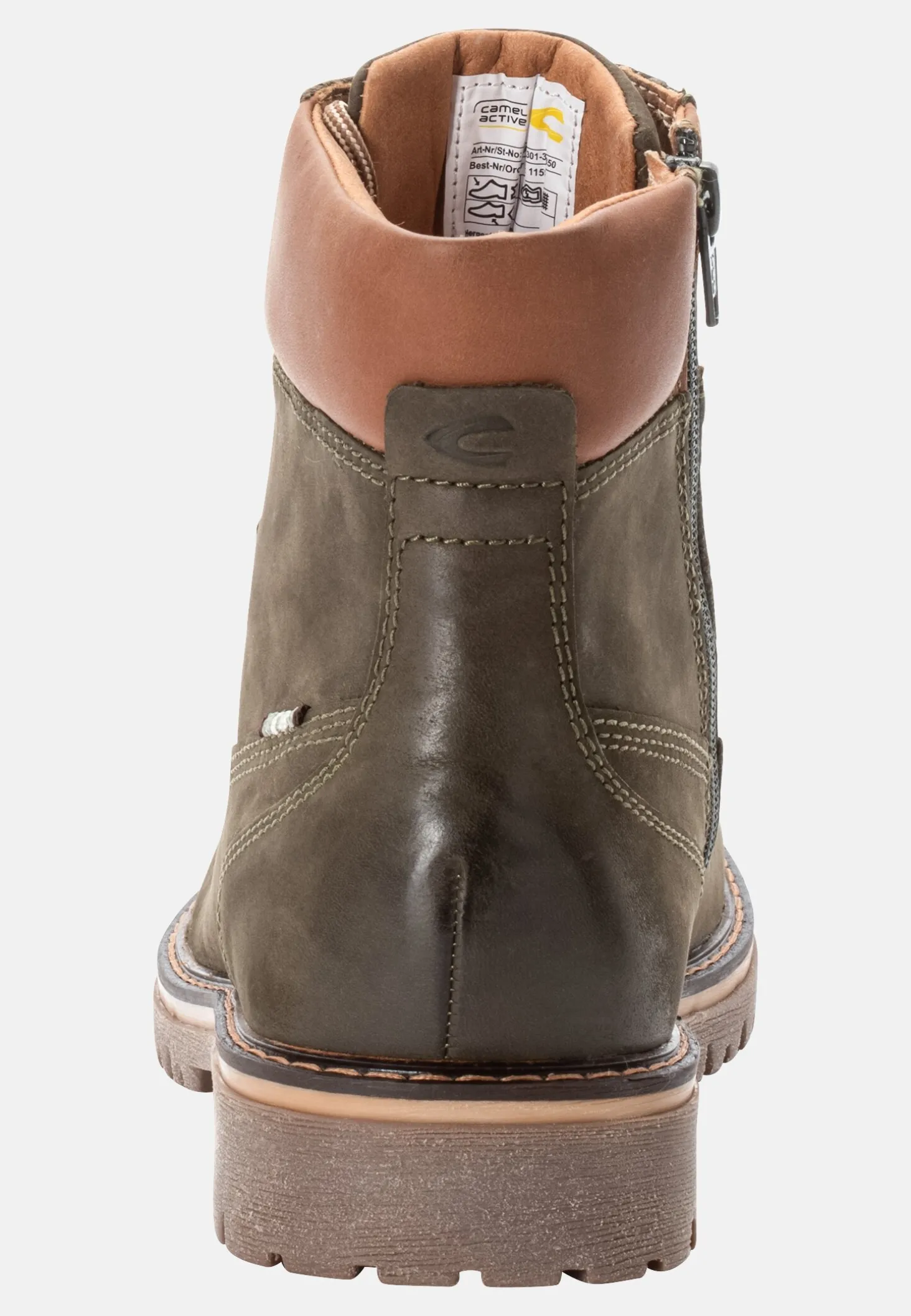 Leder Schnürstiefel mit warmem Wollfutter