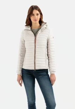 Leicht wattierte Steppjacke aus recyeltem Polyamid