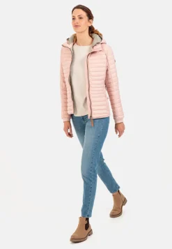 Leicht wattierte Steppjacke aus recyeltem Polyamid