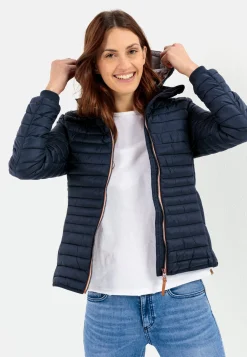 Leicht wattierte Steppjacke aus recyeltem Polyamid
