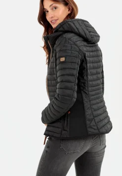 Leicht wattierte Steppjacke aus recyeltem Polyamid