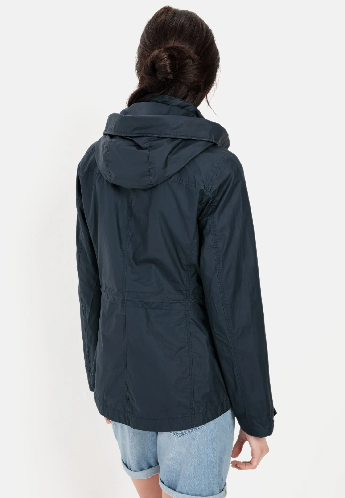 Leichte Jacke aus reiner Baumwolle im Vintage Look
