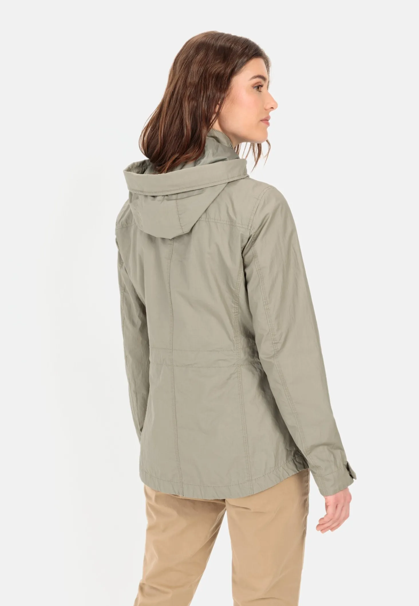Leichte Jacke aus reiner Baumwolle im Vintage Look