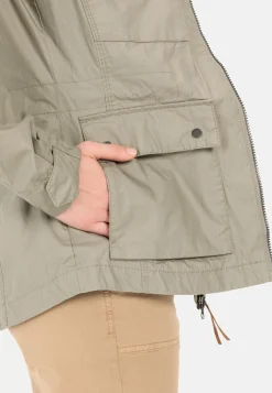 Leichte Jacke aus reiner Baumwolle im Vintage Look