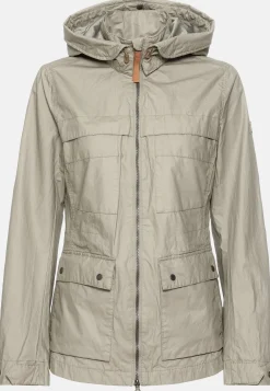 Leichte Jacke aus reiner Baumwolle im Vintage Look