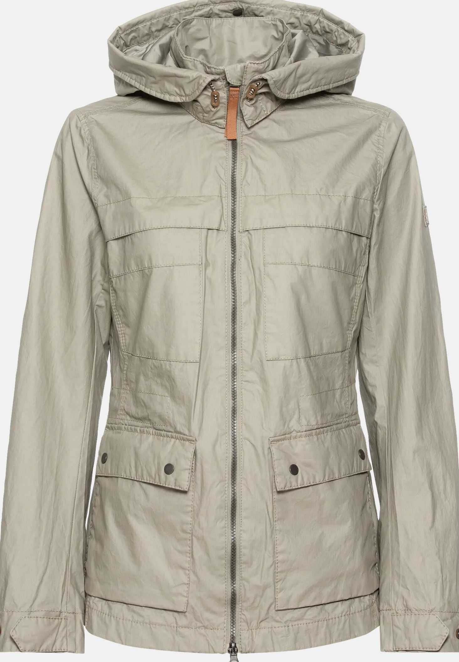 Leichte Jacke aus reiner Baumwolle im Vintage Look