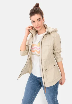 Leichte Jacke mit abnehmbarer Kapuze