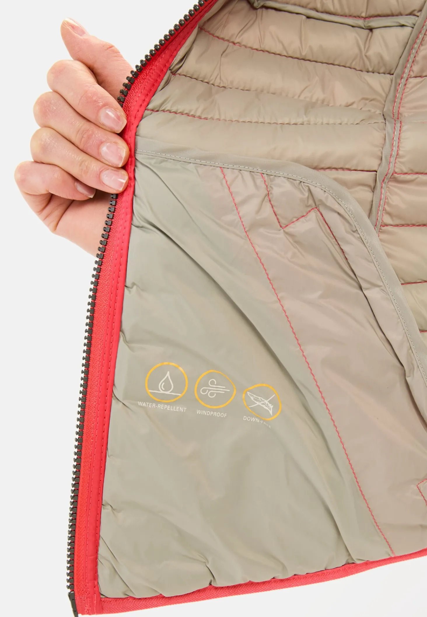 Leichte Steppjacke aus recyceltem Polyamid