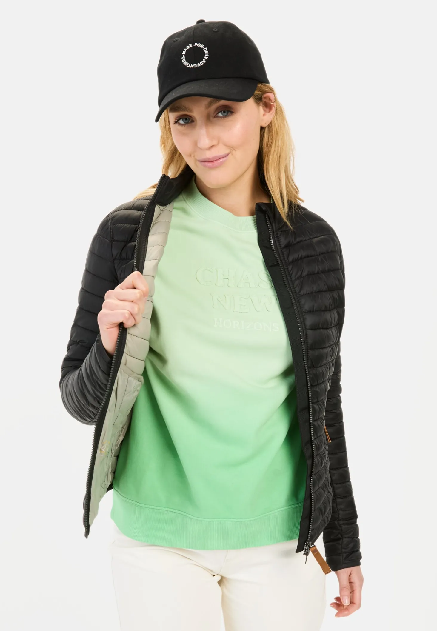 Leichte Steppjacke aus recyceltem Polyamid