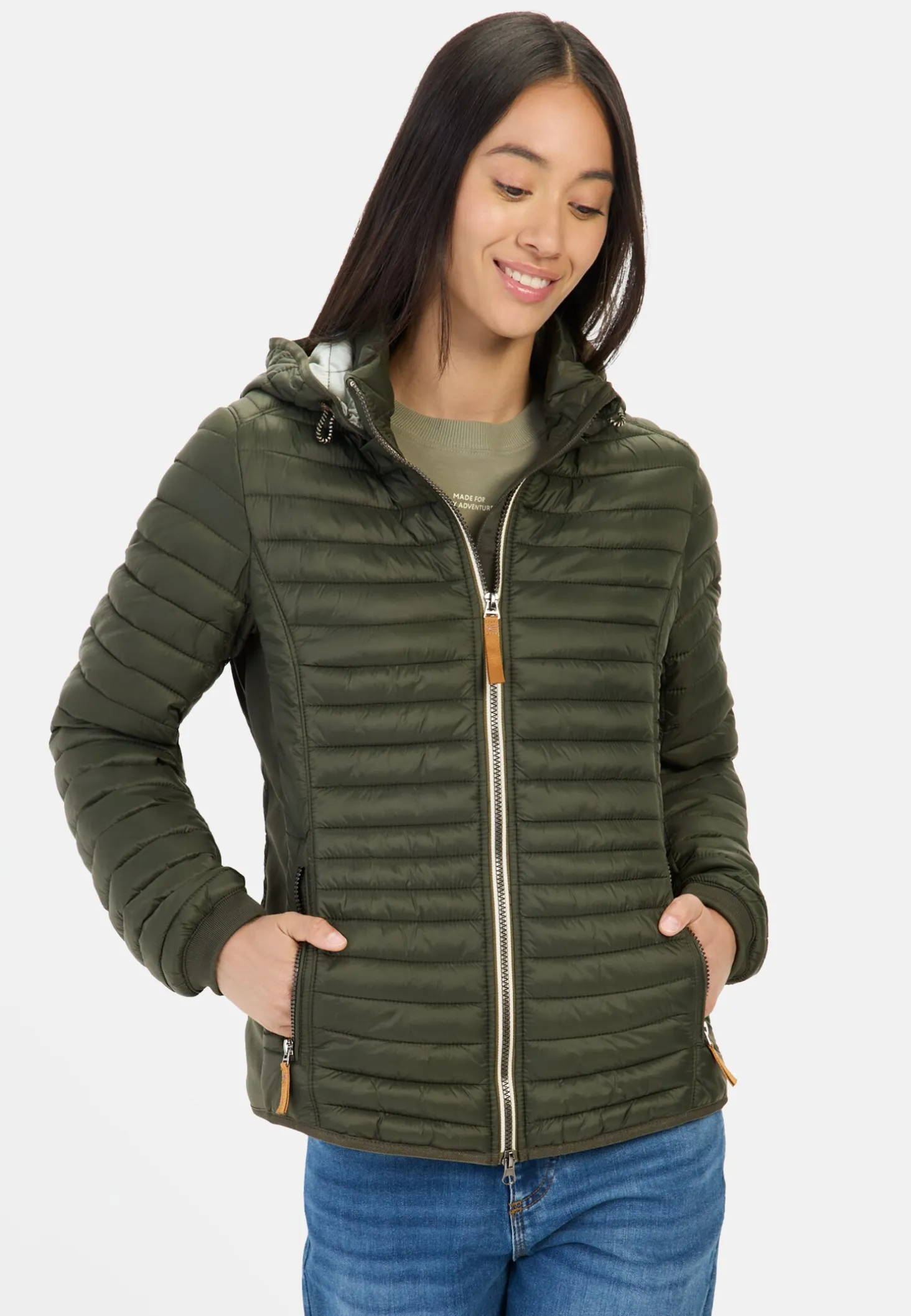 Leichte Steppjacke aus recyceltem Polyamid