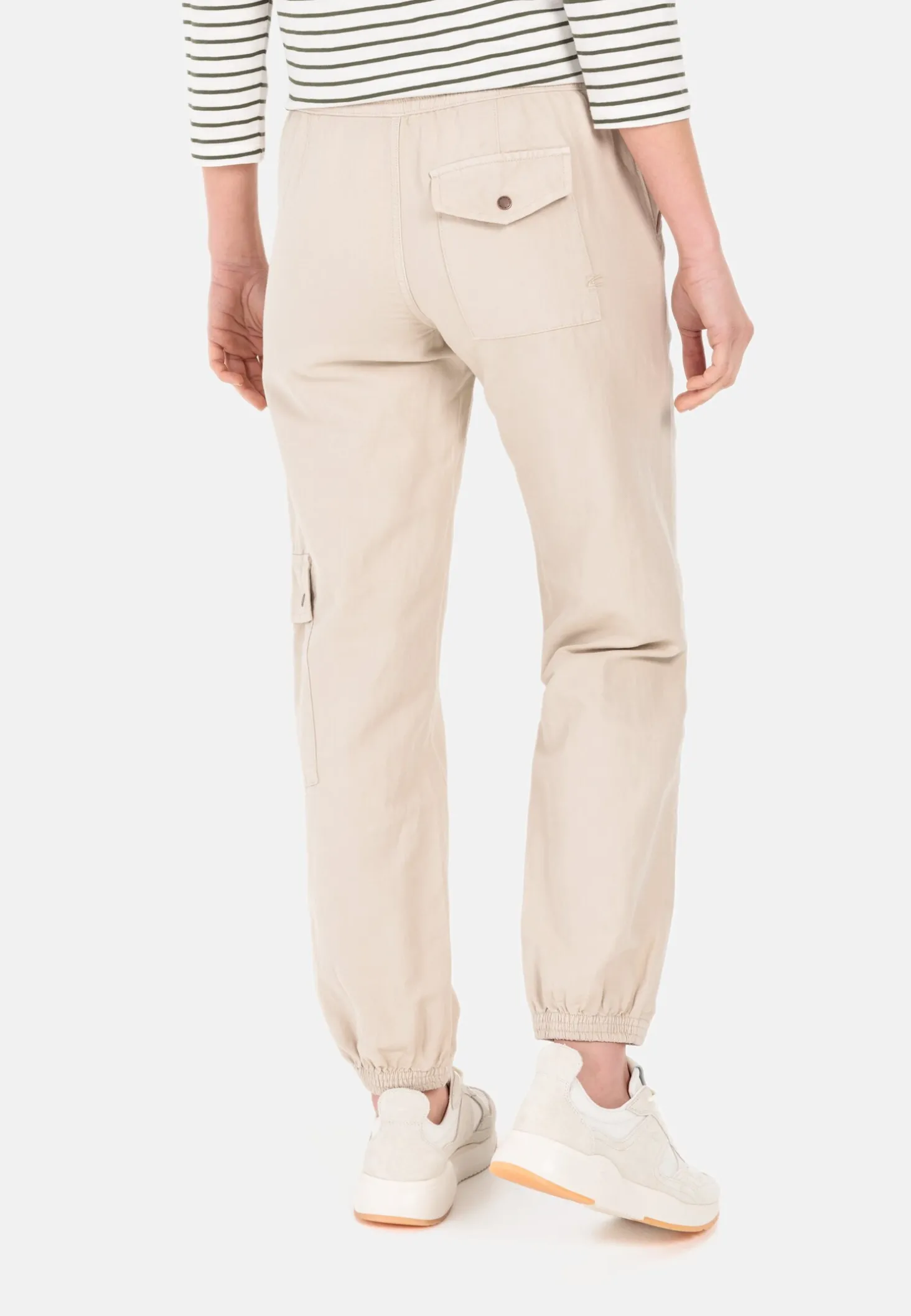 Loose Fit Cargo aus einem Baumwoll-Leinenmix