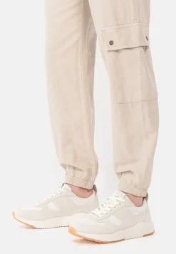 Loose Fit Cargo aus einem Baumwoll-Leinenmix