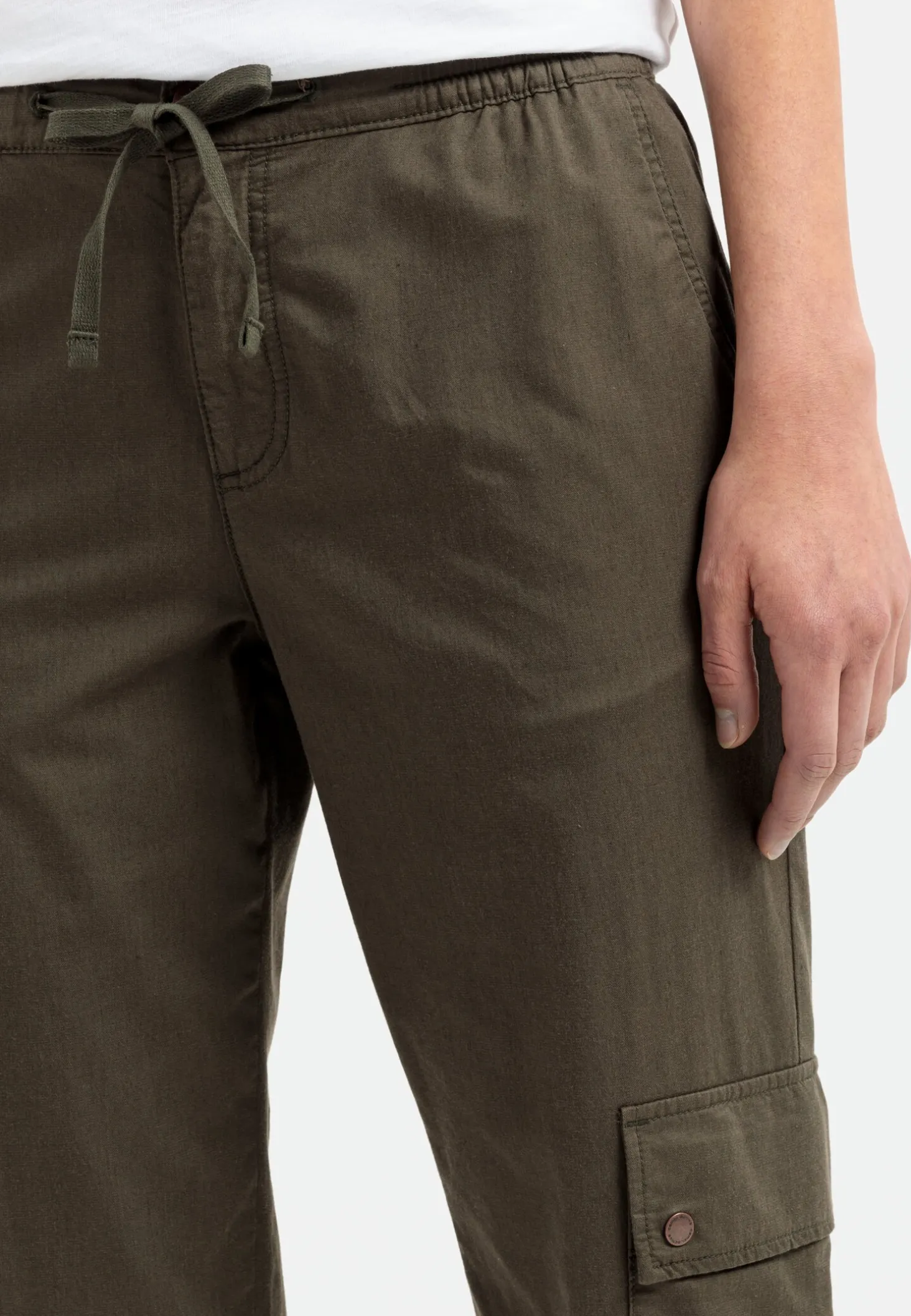 Loose fit Cargo mit Kordelzug