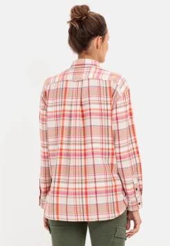Lässige Flanellbluse im Karomuster