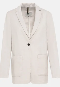 Lässiger Blazer im Leinenmix