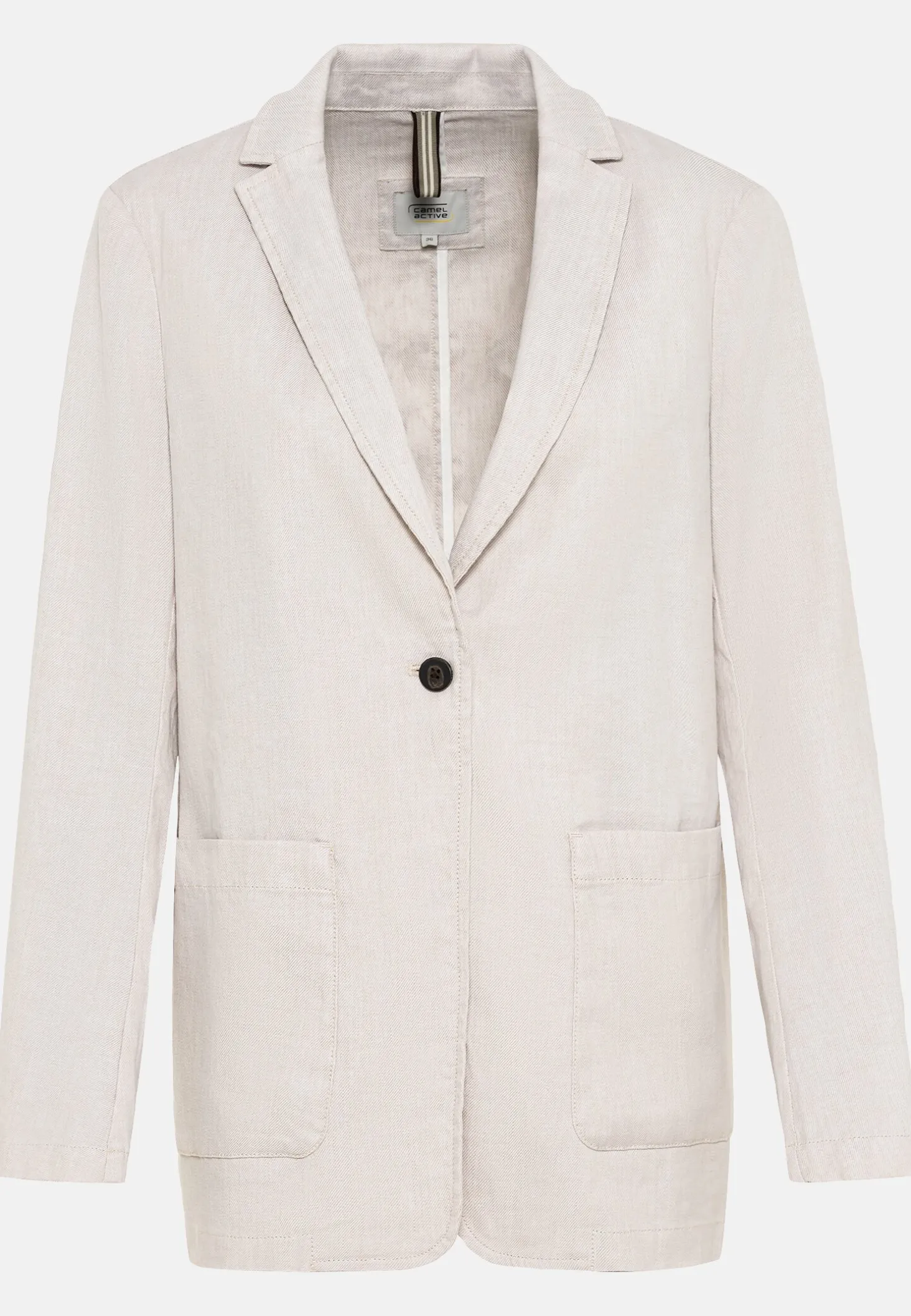 Lässiger Blazer im Leinenmix