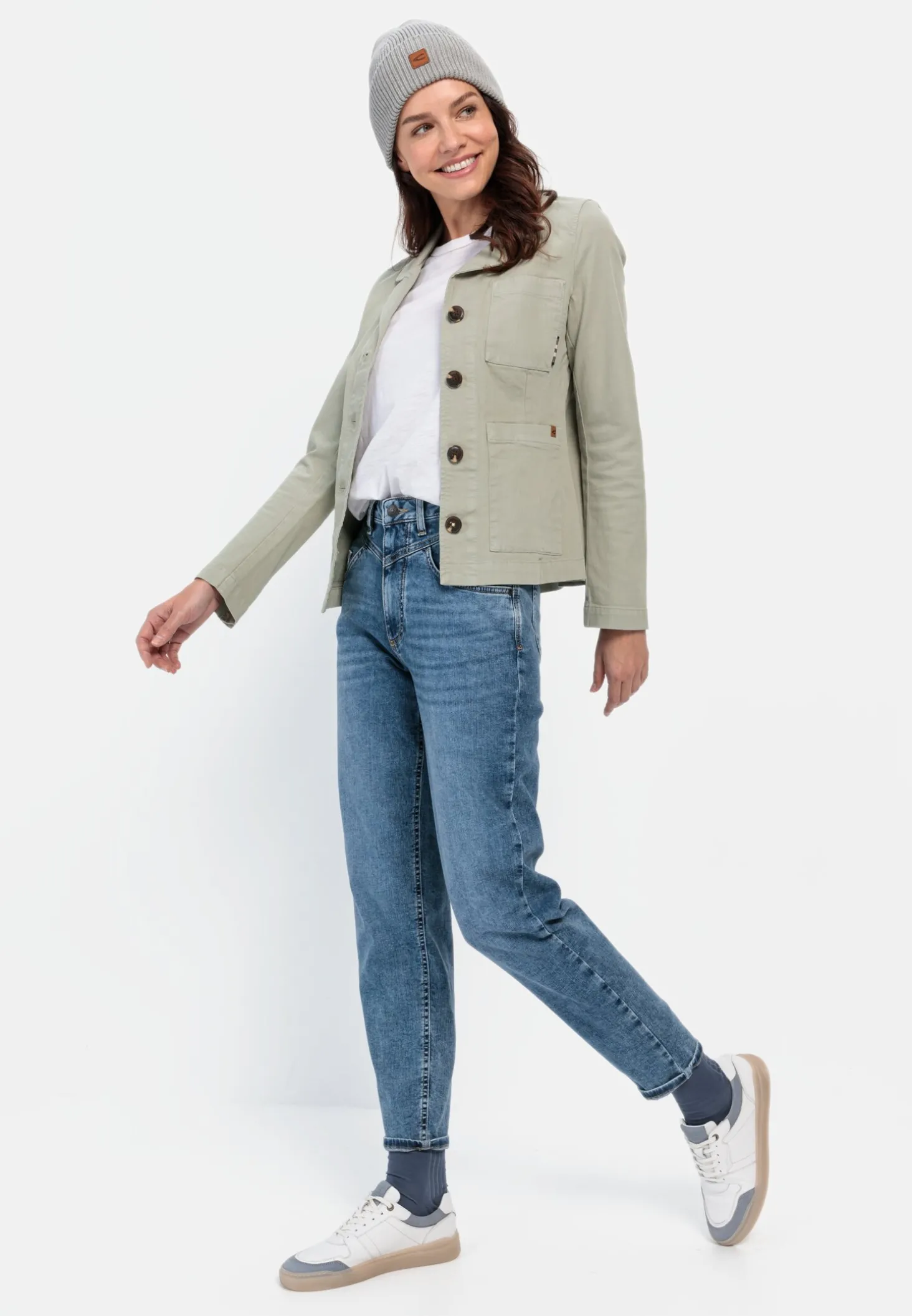 Lässiger Blazer mit aufgesetzten Taschen