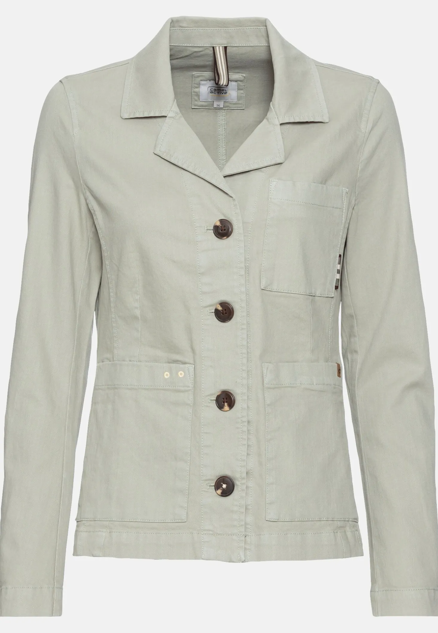 Lässiger Blazer mit aufgesetzten Taschen