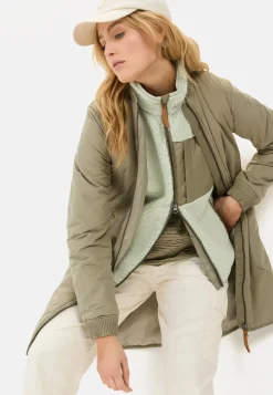 Mantel aus recyceltem Polyester
