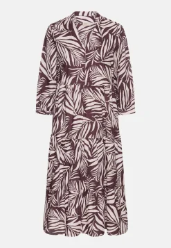 Mittellanges Sommerkleid mit Allover-Print