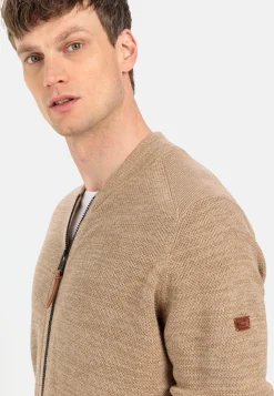 Mouliné Strickjacke aus zertifiziertem Organic Cotton