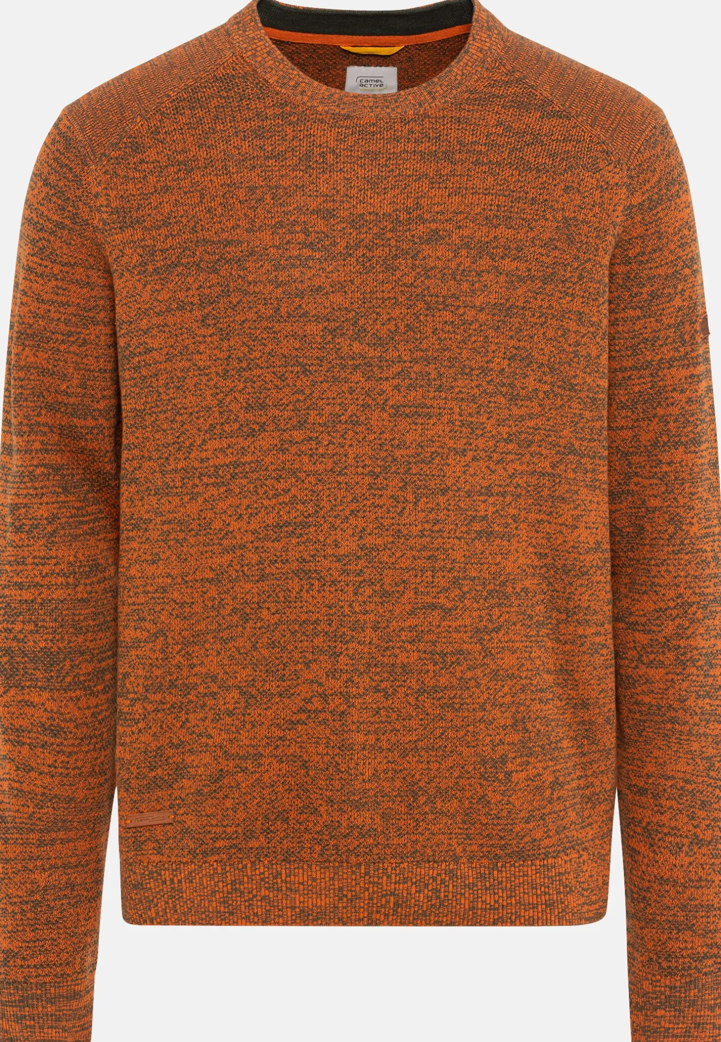 Mouliné Strickpullover aus zertifiziertem Organic Cotton