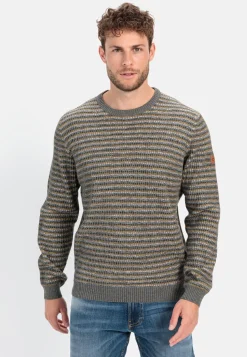 Mouline Strickpullover im Streifenmuster