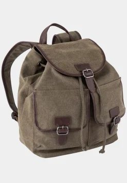 MOUNTAIN Rucksack aus gewaschenem Canvas