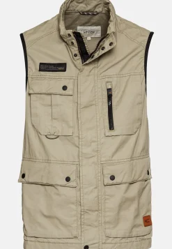 Outdoor-Weste mit Stehkragen