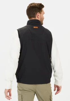 Outdoor-Weste mit Stehkragen
