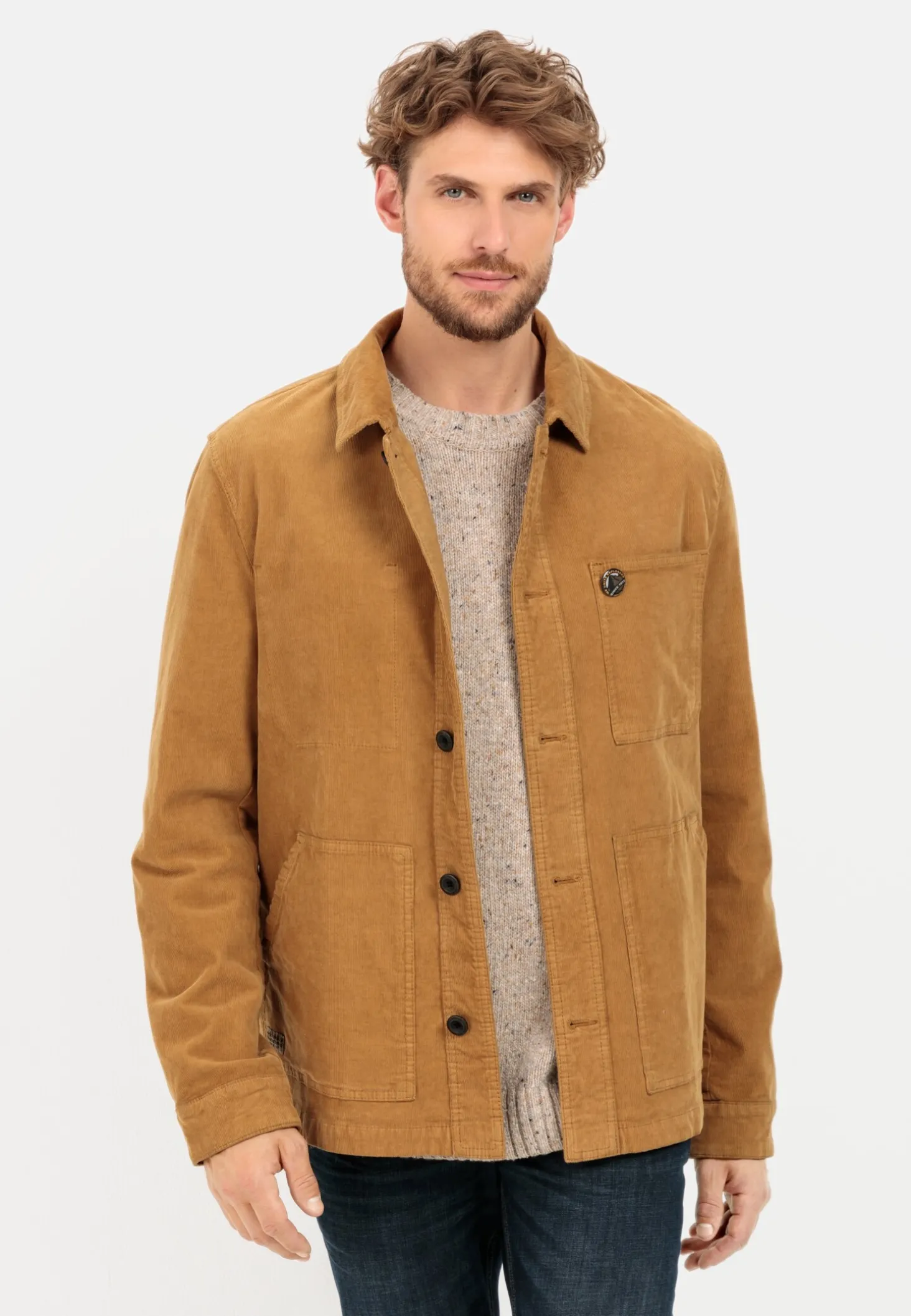 Overshirt aus Baby Cord