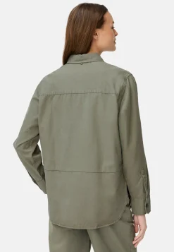 Overshirt aus Baumwoll-Lyocell-Mix