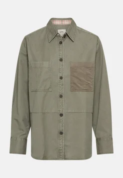 Overshirt aus Baumwoll-Lyocell-Mix