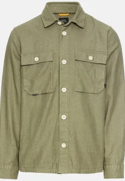 Overshirt aus Leinen-Baumwoll-Mix