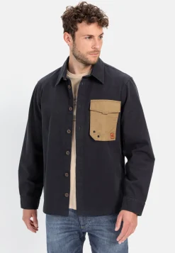 Overshirt aus reiner Baumwolle