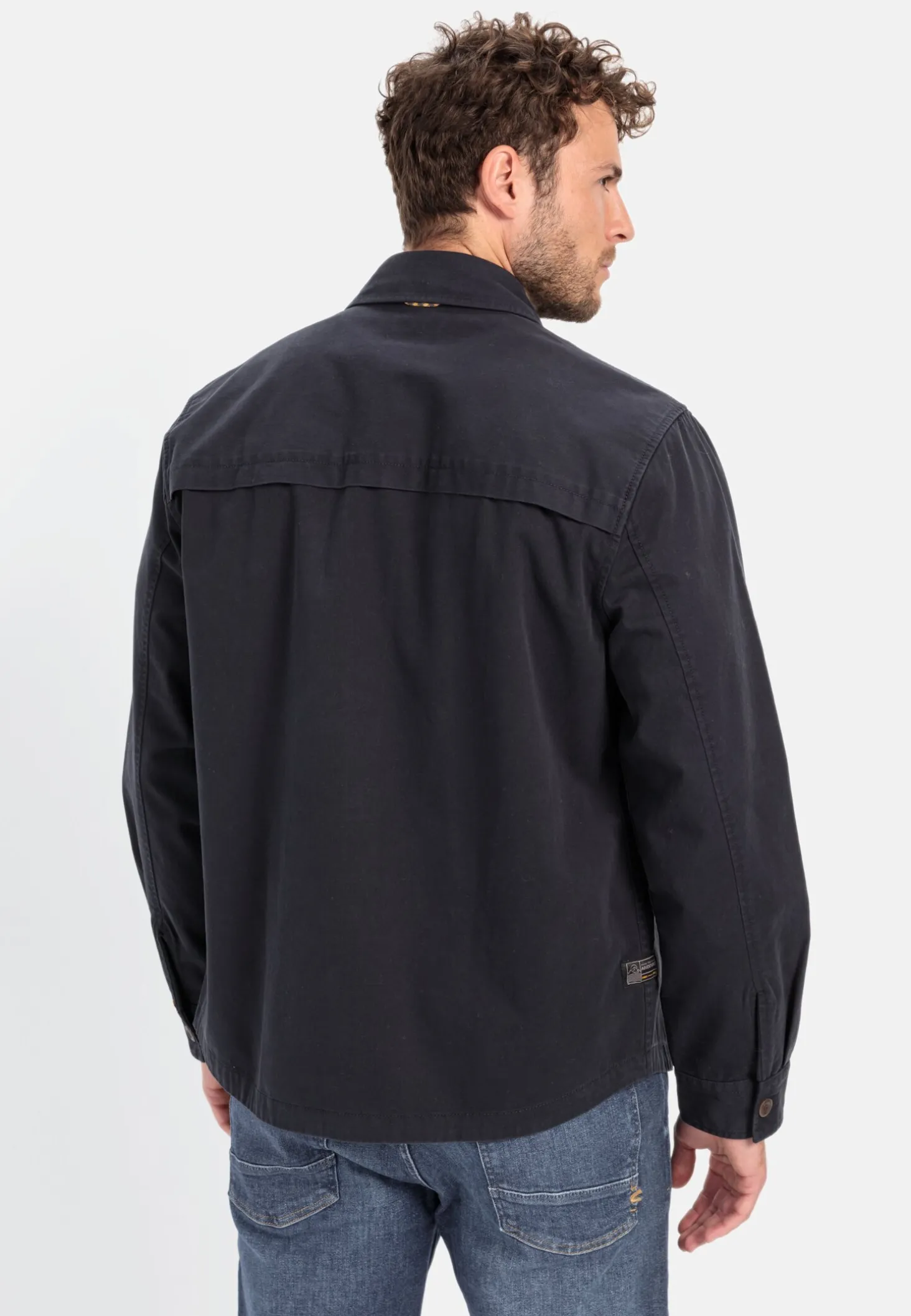 Overshirt aus reiner Baumwolle