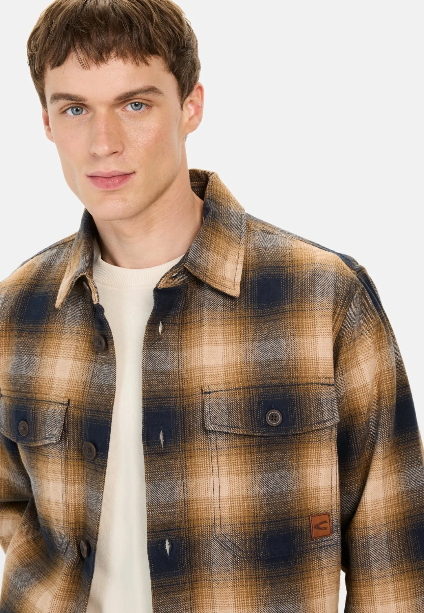 Overshirt aus reiner Baumwolle