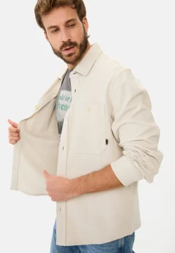 Overshirt aus reiner Baumwolle