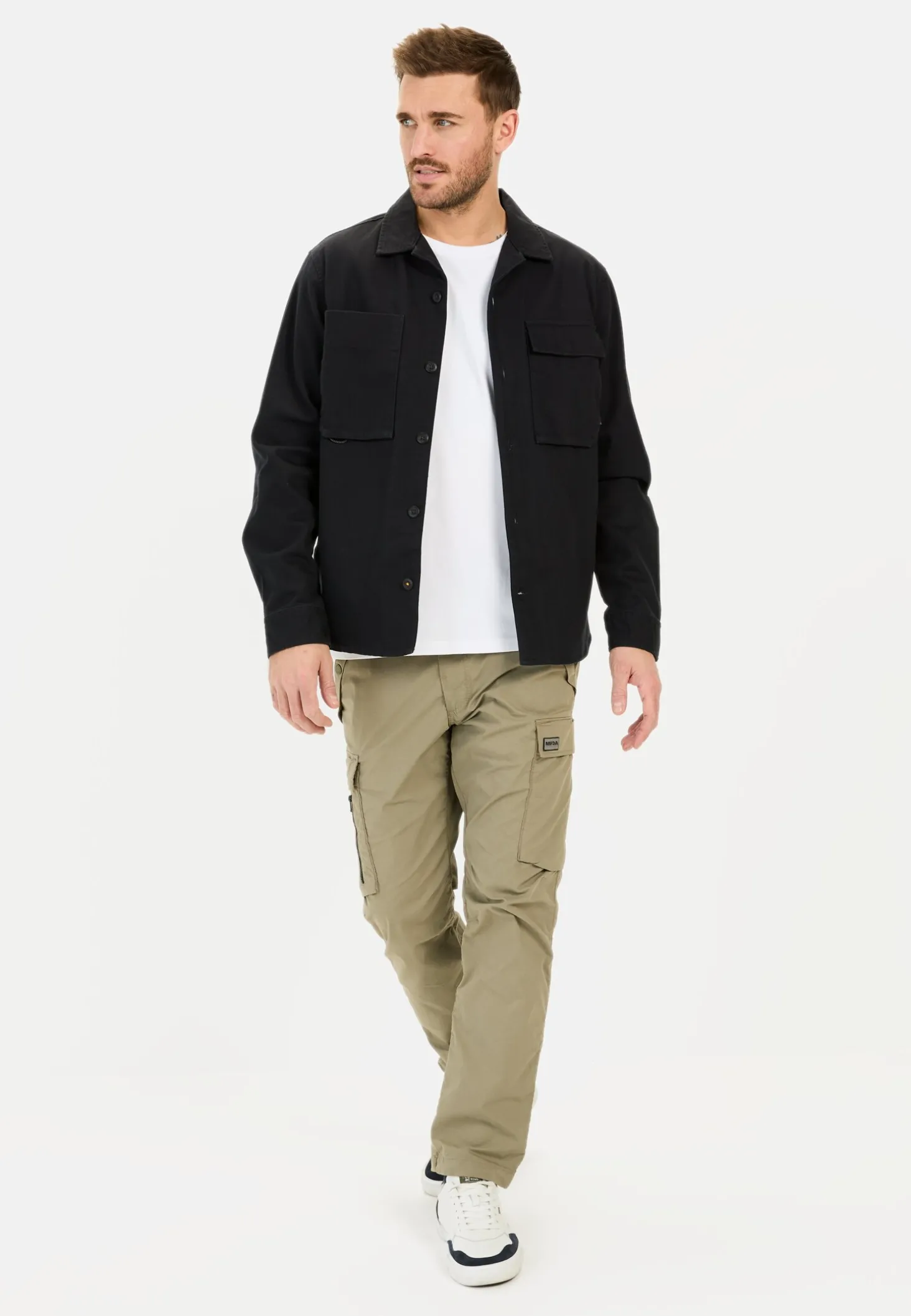 Overshirt aus reiner Baumwolle