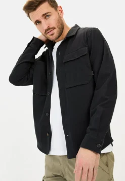 Overshirt aus reiner Baumwolle