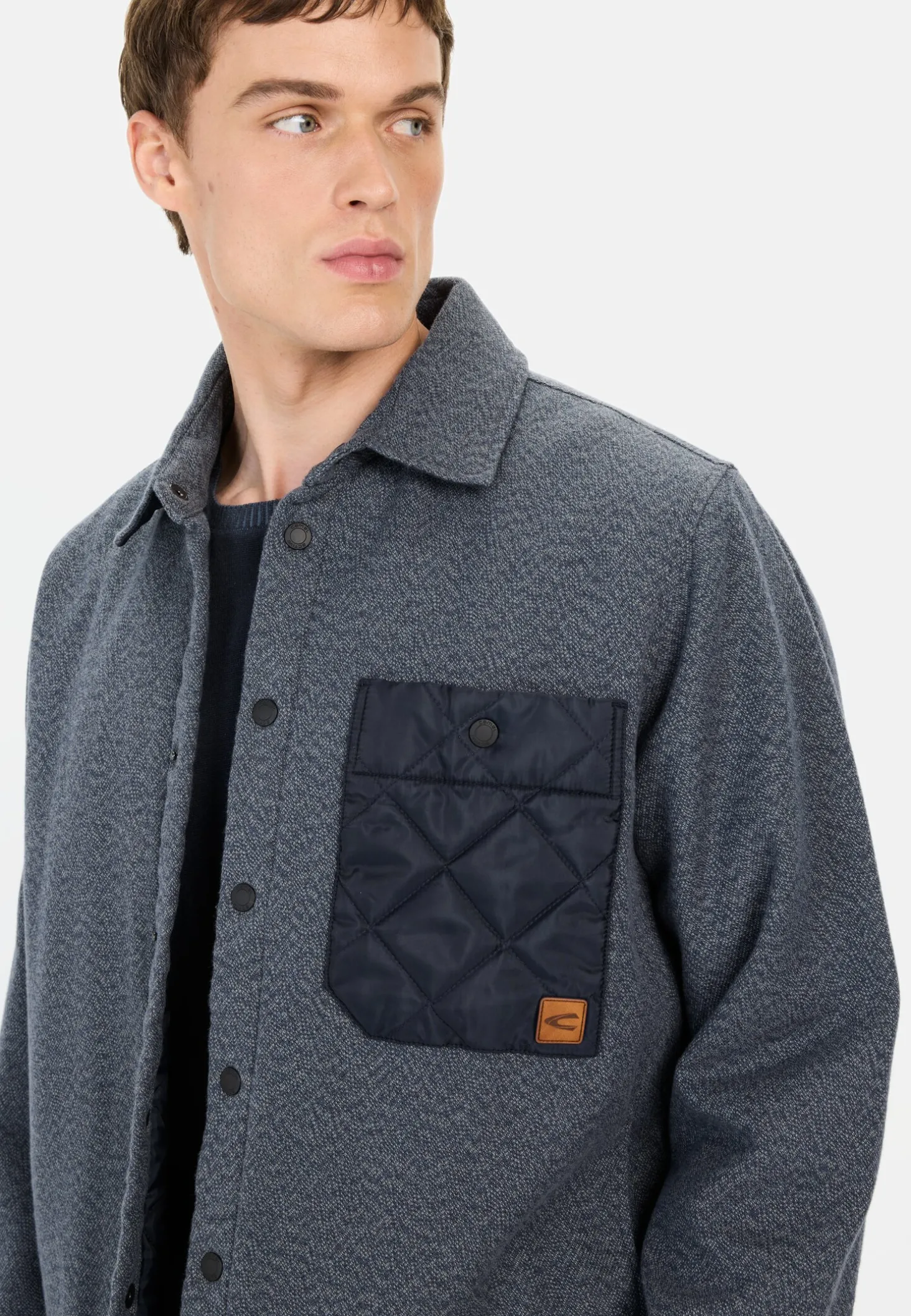 Overshirt aus reiner Baumwolle